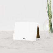 Carte de remerciements de perles et gemmes pourpre (Dos)