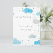 Carte de remerciements de perte de nuages (Debout devant)