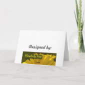 Carte de remerciements de phoque éléphant (Dos)