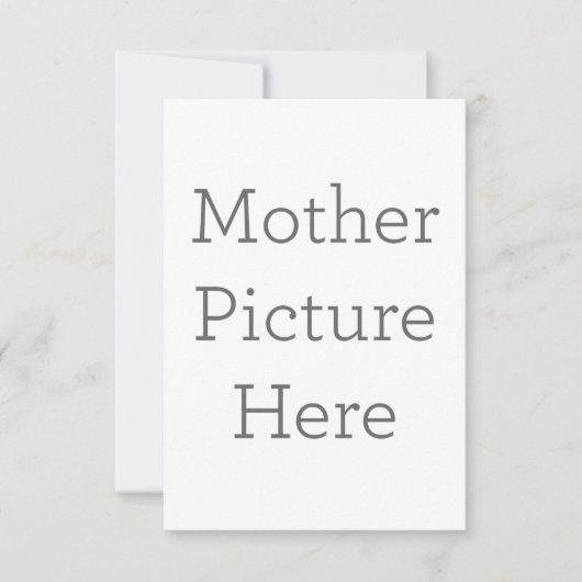 Carte de remerciements simple 8,9 cm x 12,7 cm (Devant)