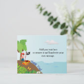 Carte de remerciements de pirate (Debout devant)