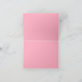 Carte de remerciements de point de la purka rétro (Intérieur)