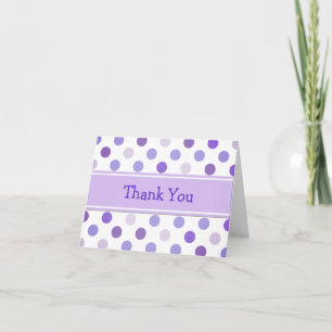 Carte de remerciements de point de Polka Whimsical