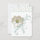 CARTE DE REMERCIEMENTS DE POINTS BISQUES À LA MINT (Dos)