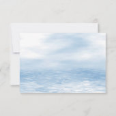 Carte de remerciements de poisson bleu (Dos)