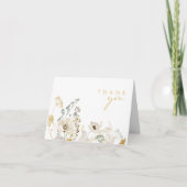 Carte de remerciements de prairie de Fleur sauvage (Devant)