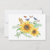 carte de remerciements de printemps (Dos)