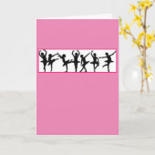 Carte de remerciements de professeur de danse (Fleur jaune)