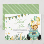 Carte de remerciements De Promenade D'Anniversaire (Devant / Derrière)