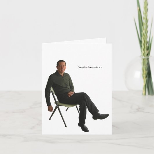 Carte de remerciements de recherche (Devant)