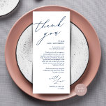 Carte de remerciements de réglage minimaliste du M<br><div class="desc">Présentant la touche finale parfaite à votre réception de mariage - nos élégantes Cartes de Merci de mariage, avec le titre de carte "Merci"! Conçues pour express votre appréciation sincère de la présence de chaque invité lors de votre journée spéciale, ces cartes sont le moyen idéal d'ajouter une touche personnelle...</div>