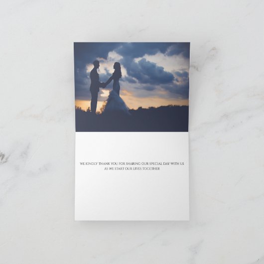 Carte de remerciements de remontée (Intérieur)