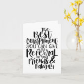 Carte de remerciements de renvoi, carte chiroprati (Fleur jaune)