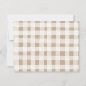 Carte de remerciements de révélation du Citrouille (Dos)