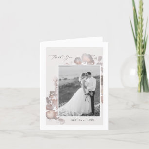 Carte de remerciements de romance aquarelle