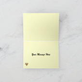 Carte de remerciements de roses blancs (Intérieur)