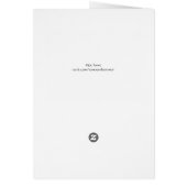 Carte de remerciements de sable rose doux (Dos)