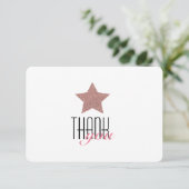 CARTE DE REMERCIEMENTS DE SCINTILLEMENT DE (Debout devant)