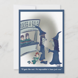 Carte de remerciements de scout fille