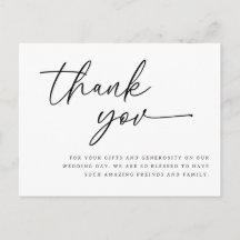 carte de remerciements de script mariage message d