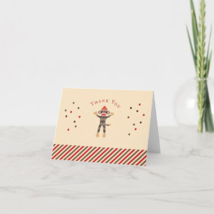 Carte de remerciements de singe