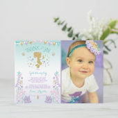 Carte de remerciements de sirène sous le Merci de (Debout devant)