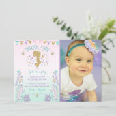 Carte de remerciements de sirène sous le Merci de (Debout devant)