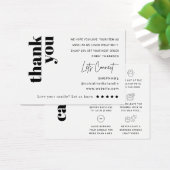 Carte de remerciements de soins aux bougies (Bureau)