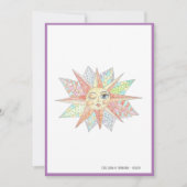 carte de remerciements de soleil géant (Devant)