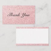 Carte de remerciements de style de Parties scintil (Devant / Derrière)