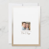 Carte de remerciements de style simple (Dos)