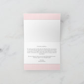 Carte de remerciements de suspension d'images (Intérieur)