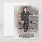 Carte de remerciements de sympathie (Devant / Derrière)