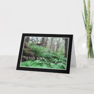 Carte de remerciements de sympathie