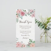 Carte de remerciements de sympathie, commémoratif (Debout devant)