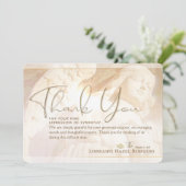 Carte de remerciements de sympathie commémorative (Debout devant)