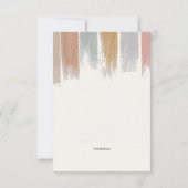 Carte de remerciements de sympathie de fauteuil vi (Dos)