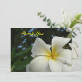 Carte de remerciements de sympathie de fleur de (Debout devant)