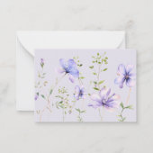 Carte de remerciements de Sympathie de la Lys flor (Dos)