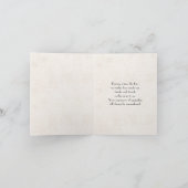 Carte de remerciements de sympathie de l'Hibiscus  (Intérieur)