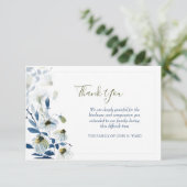 Carte de remerciements de sympathie des Daisées bl (Debout devant)