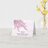 Carte de remerciements de sympathie des fleurs de  (Fleur jaune)