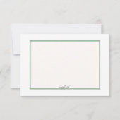 Carte de remerciements de sympathie d'expression (Dos)