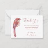 Carte de remerciements de sympathie florale d'oise (Devant)