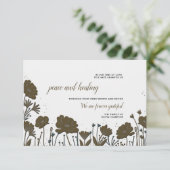 Carte de remerciements de sympathie pour la puissa (Debout devant)