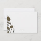 Carte de remerciements de sympathie pour la puissa (Dos)