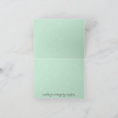 Carte de remerciements de tableau de bord floral ( (Intérieur)