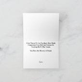 Carte de remerciements de tennis - Joueuse de tenn (Intérieur)