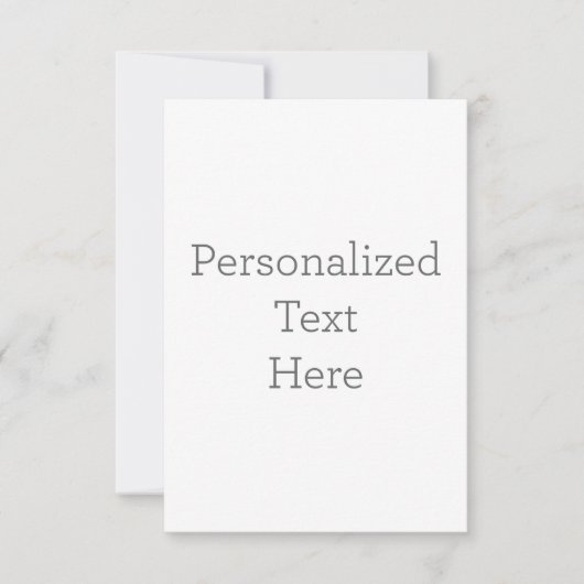 Carte de remerciements simple 8,9 cm x 12,7 cm (Devant)