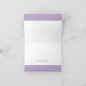 Carte de remerciements de théière rose pâle baby s (Intérieur)